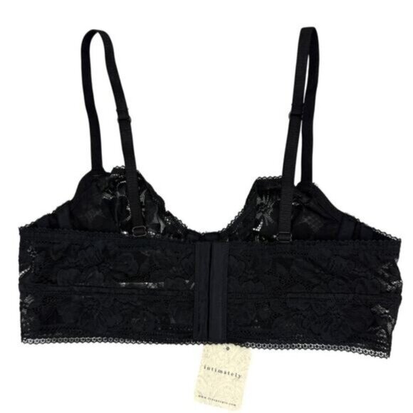 Free People Intimately Sorento Demi Longline Underwire Black Womens 34A - Picture 7 of 7